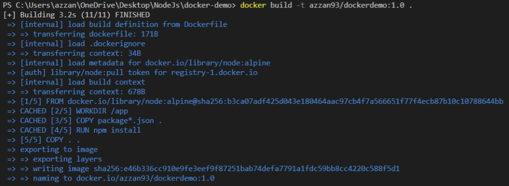 docker build cmd