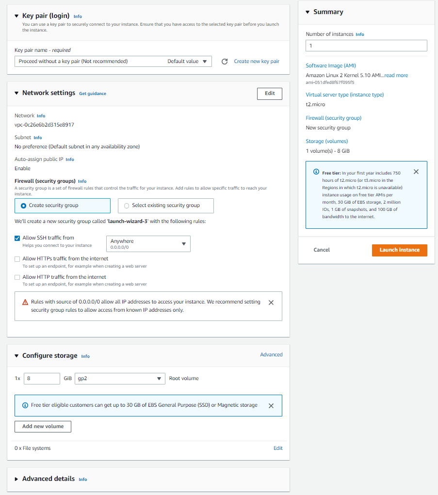 EC2 key pair 